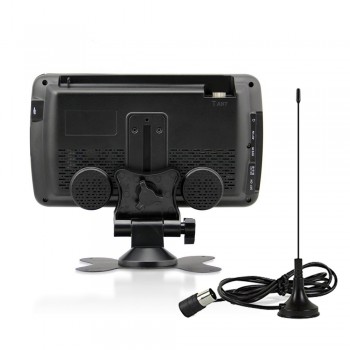 7inch Portable Car TV Television DVB-T2 DVB-T digital Car TV With Dolby Receiver /w AV USB Port MP3/MP4 Record TV Program