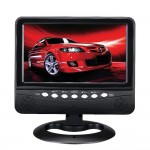 Good Brightness Mini Portable TV For Car 9.5/10inch With DC 12V, 3 Years Guarantee