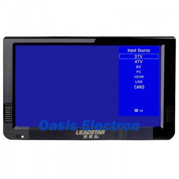 LEADSTAR HD Portable TV 10inch Digital And Analog LED Televisions Support TF Card USB Audio Car Television DVB-T DVB-T2 AC3