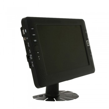 9inch Portable Car TV Television DVB-T2 digital Car TV With Receiver AV USB MP3 MP4 TV Program Recording Compatible Power Bank