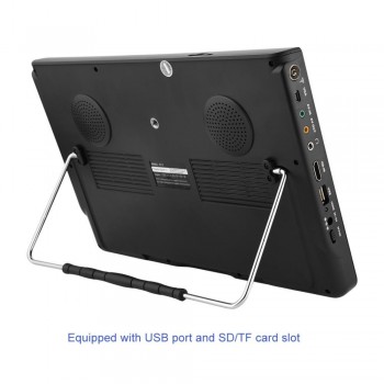 LEADSTAR Portable 12 Inch ISDB-T USB Digital TV Television HD Video Player for US plug