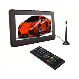 FTA strong siginal rechargeable H.264 USB HD out multi language software upgrade digital 7 inch portable tv!