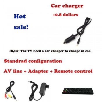 FTA strong siginal rechargeable H.264 USB HD out multi language software upgrade digital 7 inch portable tv!