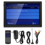 14inch Digital Television ATSC Portable TV 1080P HD HDMI Video Player 110-220V US for Home Car