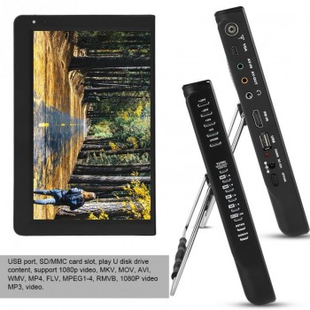 LEADSTAR 1080P Portable Mini 12inch 16:9 LED Handheld DVB-T/T2 Digital TV Television Player