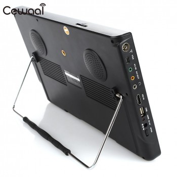 Cewaal 11.6 Inch 1280*800 Handheld Digital Analog TV Outdoor Rechargeable Digital TV Portable Home Portable DVB-T2 TV