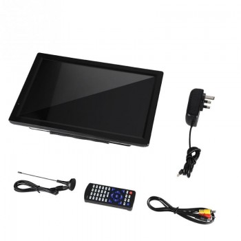 LEADSTAR 14inch Digital TV Portable USB TV Television 1080P PVR DC12V 110 - 220V UK Plug