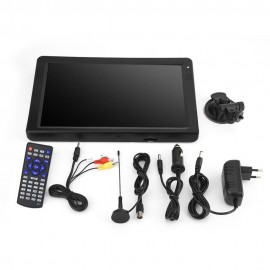 LEADSTAR 12inch  ISDB-T USB Portable Digital TV Television HD Video Player for EU plug