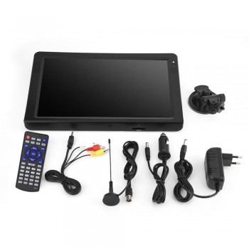 LEADSTAR 12inch  ISDB-T USB Portable Digital TV Television HD Video Player for EU plug