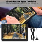 LEADSTAR 1080P Portable Mini 12-inch 16:9 LED Handheld DVB-T/T2 Digital TV Television Player for US Plug