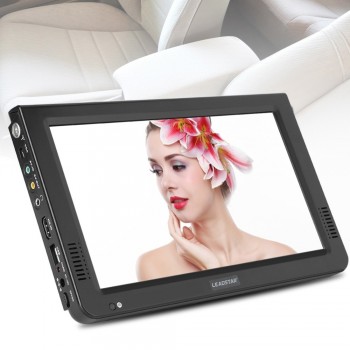 10 inches DVB-T-T2 16:9 Portable TFT-LED HD Digital Analog Color TV Television Player for UK Plug