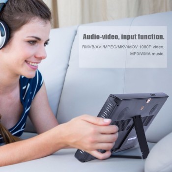 10inch DVB-T-T2 Digital Analog Television 1024x600 Resolution Portable TV