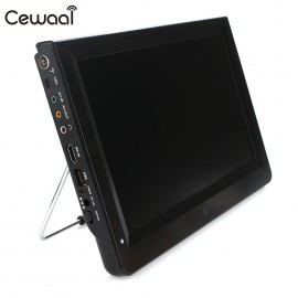 Cewaal Rechargeable Digital TV 11.6 Inch Support TF Card TFT LED Handheld Outdoor Universal Portable Digital Analog TV