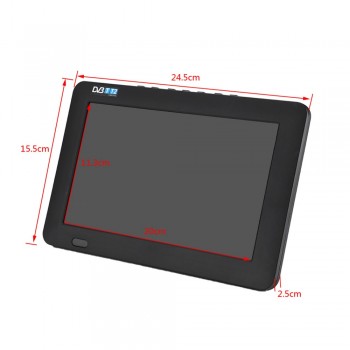LEADSTAR 9 Inch DVB-T-T2 ISDB Portable Mini TV High Resolution 800x480 Digital Analog Television TFT LED TV for Car 100% Brand