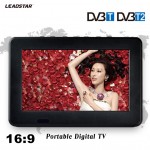 HD TV DVB-T2 DVB-T 7 Inch Digital And Analog TV Receiver And TF Card And USB Audio And Video Playback Portable DVB-T2 Television