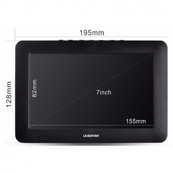 HD TV DVB-T2 DVB-T 7 Inch Digital And Analog TV Receiver And TF Card And USB Audio And Video Playback Portable DVB-T2 Television