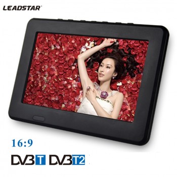HD TV DVB-T2 DVB-T 7 Inch Digital And Analog TV Receiver And TF Card And USB Audio And Video Playback Portable DVB-T2 Television