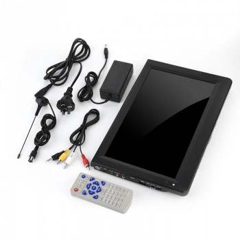 LEADSTAR Portable 12 inch big Screen HD 1080P DVB TFT-LED Digital Analog Color TV Television AU Plug Free Shipping