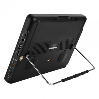 12 inches DVB-T-T2 16:9 Portable TFT-LED HD Digital Analog Color TV Television Player for UK Plug