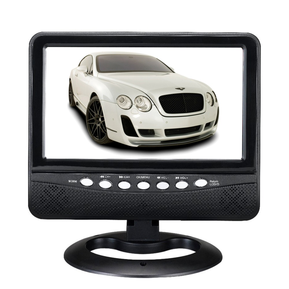 Mini TV Portable Support SD/MMC Card USB Flash Disk 9inch Portable TV Radio DC12V Column Portable Small