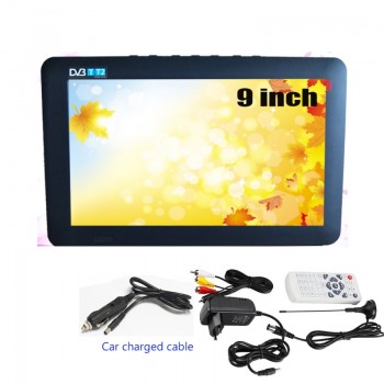 LEADSTAR DVB-T 9 Inches Car Portable TV 110-240V Digital Color TV Television Player TFT-LED Screen with EU US Adapter Optional
