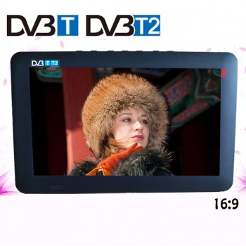 LEADSTAR DVB-T 9 Inches Car Portable TV 110-240V Digital Color TV Television Player TFT-LED Screen with EU US Adapter Optional