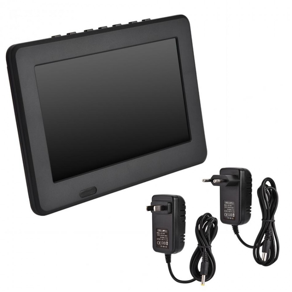 LEADSTAR Portable Television ISDB-T 7 Inches Rechargeable Digital Color TV Television Player TFT-LED Screen EU Plug