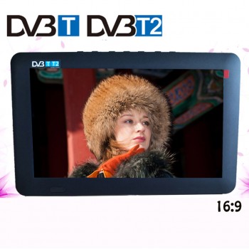 LEADSTAR 9 inch DVB-T-T2 Digital Analog Television and 16G SD card hign Resolution Color 50Hz Portable Car Mini TV