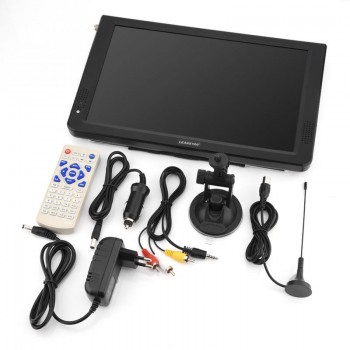 LEADSTAR Portable TV  12 Digital Television ATSC 1080P HD HDMI Video Player For Home Car