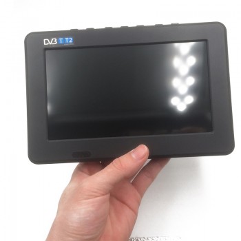 2017 New Televisions 7 Inch HD TV TFT LCD Color DVB-T2 Portable TV With Wide View Angle, Support SD/MMC Card, USB Flash Disk