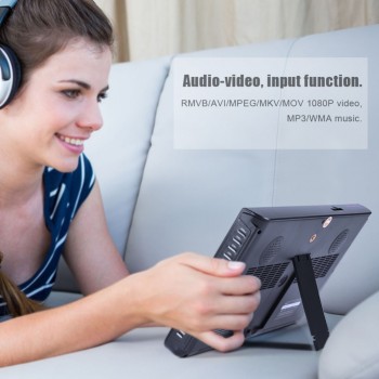 LEADSTAR 10 Inch Portable Digital HD TV with Analog Television Receiver Antenna DVB-T2 TV support TF Card And USB Audio Video