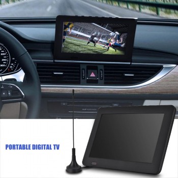 LEADSTAR US Pug ISDB-T 9 Inches Digital Color Rechargeable TFT-LED Screen TV Television Player
