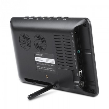 LEADSTAR Potable 7 inch TV HD TFT LED Screen Mini Mobile Car Digital TV Support DVB-T DVB-T2 ATSC ISDB Television USB TF Cards