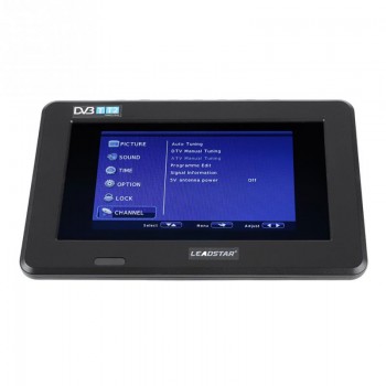 LEADSTAR Potable 7 inch TV HD TFT LED Screen Mini Mobile Car Digital TV Support DVB-T DVB-T2 ATSC ISDB Television USB TF Cards