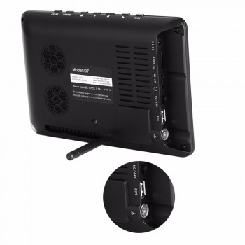LEADSTAR 7 inch Led Portatile TV Television DVB-T DVB-T2 16:9 Color Screen TFT Digital Analog TV 800x480 Resolution 1200mah New