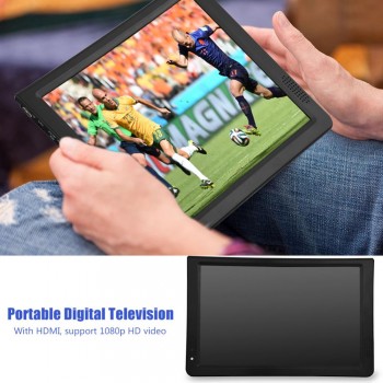 LEADSTAR 12inch  ISDB-T USB Portable Digital TV Television HD Video Player Colored TFT-LED EU plug Support USB disk and SD card