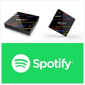 H96 MAX+ Android 7.1 With 1 year Spotify Premium Subscription Account Work on all Device Set Top Box Media Player