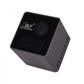 UNIC P1+Wifi Mini Projector Wifi Built-in Battery with TF slot 3.5mm Earphone Home Theater Cinema Pico Portable video beamer