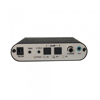 New SPDIF/5.1/2.1 Channel AC3/DTS Digital Audio Converter Gear Surround Sound Rush Decoder For DVD Player Worldwide Sale