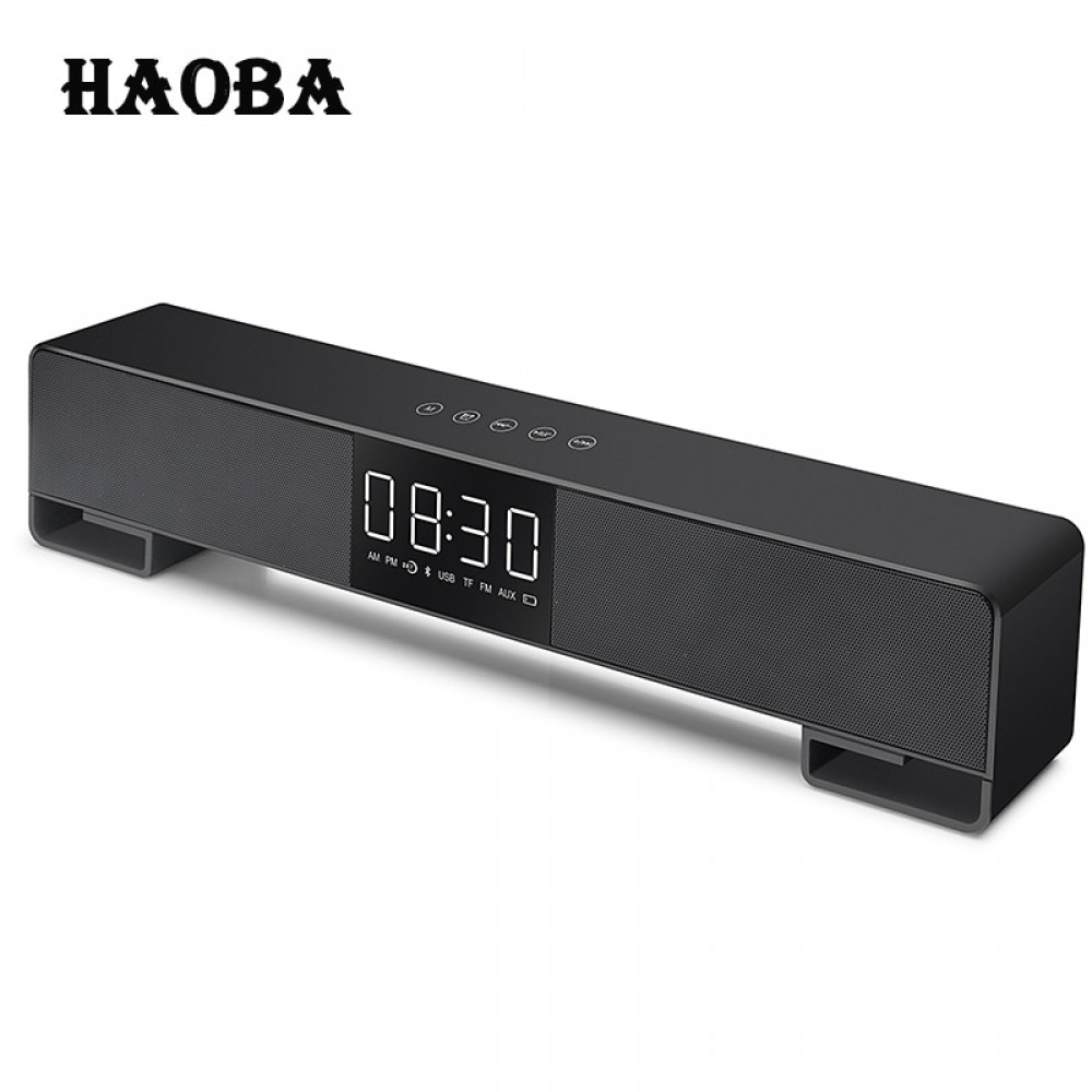 HAOBA A3 TV Soundbar Home Theater Music Center Sound Bar FM Radio Column Bluetooth LED Soundbar for TV Computer iphone Xiaomi