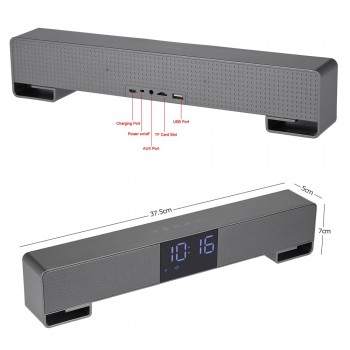 HAOBA A3 TV Soundbar Home Theater Music Center Sound Bar FM Radio Column Bluetooth LED Soundbar for TV Computer iphone Xiaomi