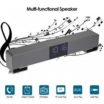 HAOBA A3 TV Soundbar Home Theater Music Center Sound Bar FM Radio Column Bluetooth LED Soundbar for TV Computer iphone Xiaomi