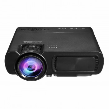 7000LM HD 1080P T5 LCD projector  Beamer USB VGA HDMI AV TF For Home Theatre Movie