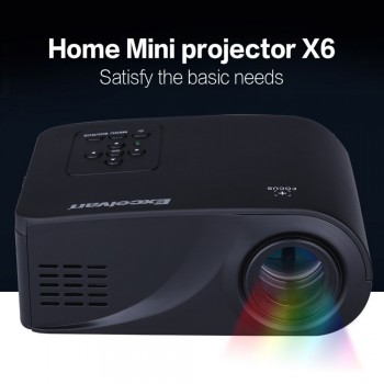 Mini Household HD Miniature Projector  3D Home theater Portable Cell phone projector High quality focusing lens 1080P HD TOP