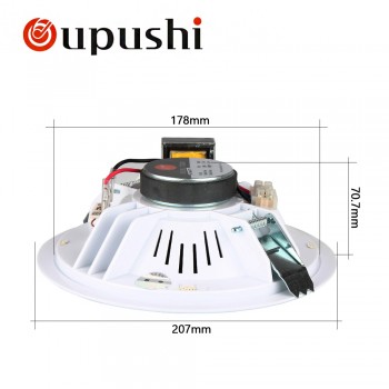 OUPUSHI TD202 high end 5w audio loudspeaker pa system ceiling speaker home audio acoustic