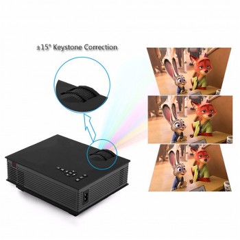 UNIC UC46 Plus LED Projector Full HD 800x480 LED Video Projector Home Cinema 1200 Lumens WIFI Support Miracast/Airplay Proyector