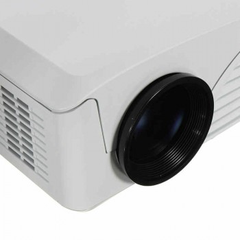 Portable 7000 Lumens HD 1080P 3D Multimedia Projector LED Home Theater  USB With US Plug