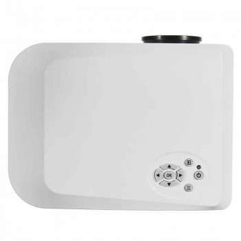 Portable 7000 Lumens HD 1080P 3D Multimedia Projector LED Home Theater  USB With US Plug