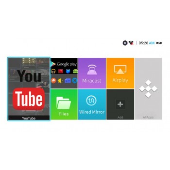 M5 Mini projector Android Dual band WIFI Home cinema Big battery proyector DLP projetor Pocket Pk P1 D6s G3 pro Q8 DLP800W h96p