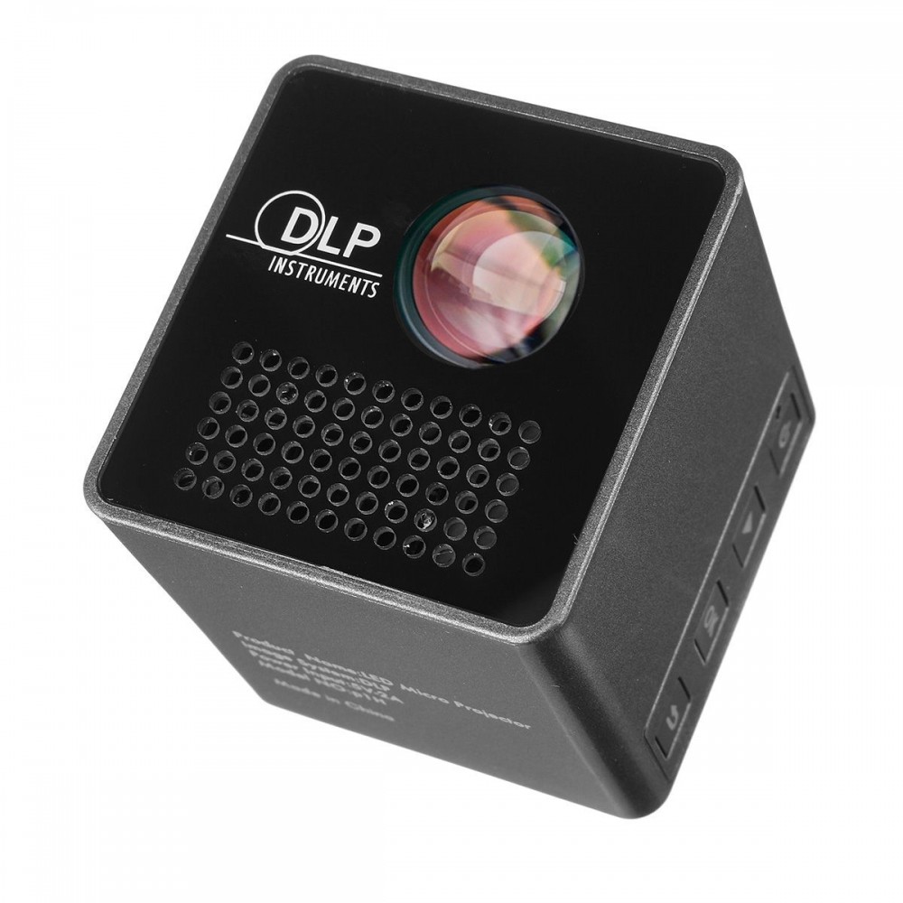 P1+ WIFI Mini Projector for Pocket Size Smart Micro Proyector 30 Lumens Good quality Support TF USB